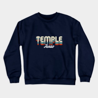 Retro Temple Texas Crewneck Sweatshirt
